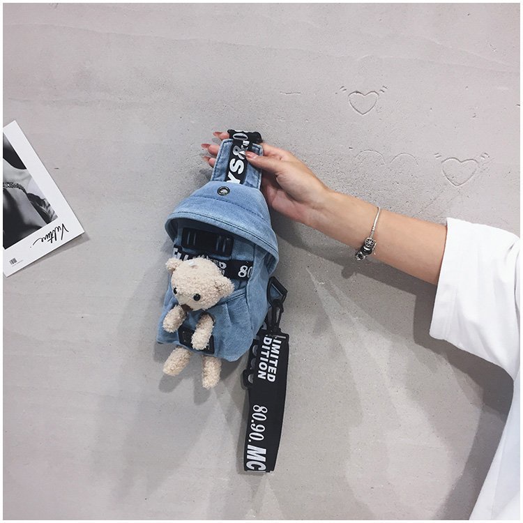 Túi Gấu Sinh Viên Đeo Chéo Dễ Thương HQ