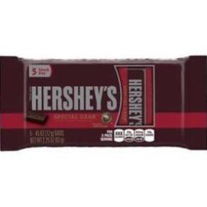 Kẹo Socola Hershey's Milk Chocolate with Almonds 5 Packs 63g