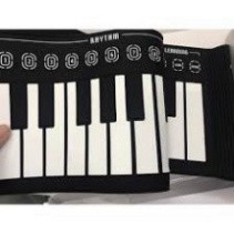 Đàn Piano điện tử cuộn dẻo 49 phím, chất liệu silicon - dễ dàng mang theo - rèn luyện năng khiếu cho bé - KID99