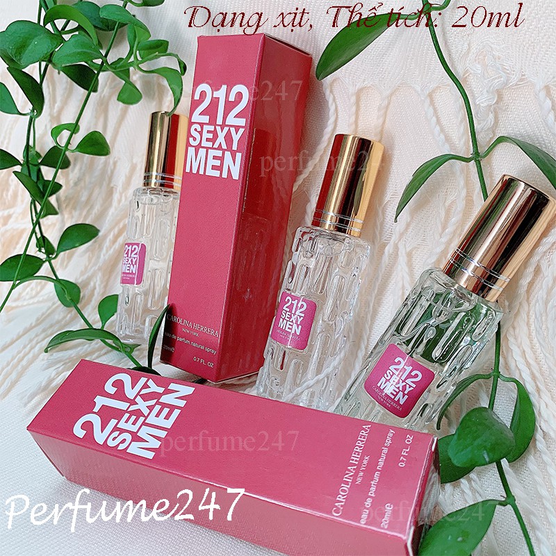 NƯỚC HOA NAM MINI 212 SEXY MEN 20ML THƠM LÂU