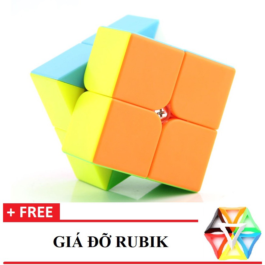 ✔️✔️ Đồ chơi giáo dục Rubik 2 x 2 x 2 khối lập phương FN0531 - TẶNG 1 GIÁ ĐỠ RUBIK