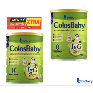 Combo 2 lon sữa bột colosbaby 0+ 1+ 2+ loại 600igg