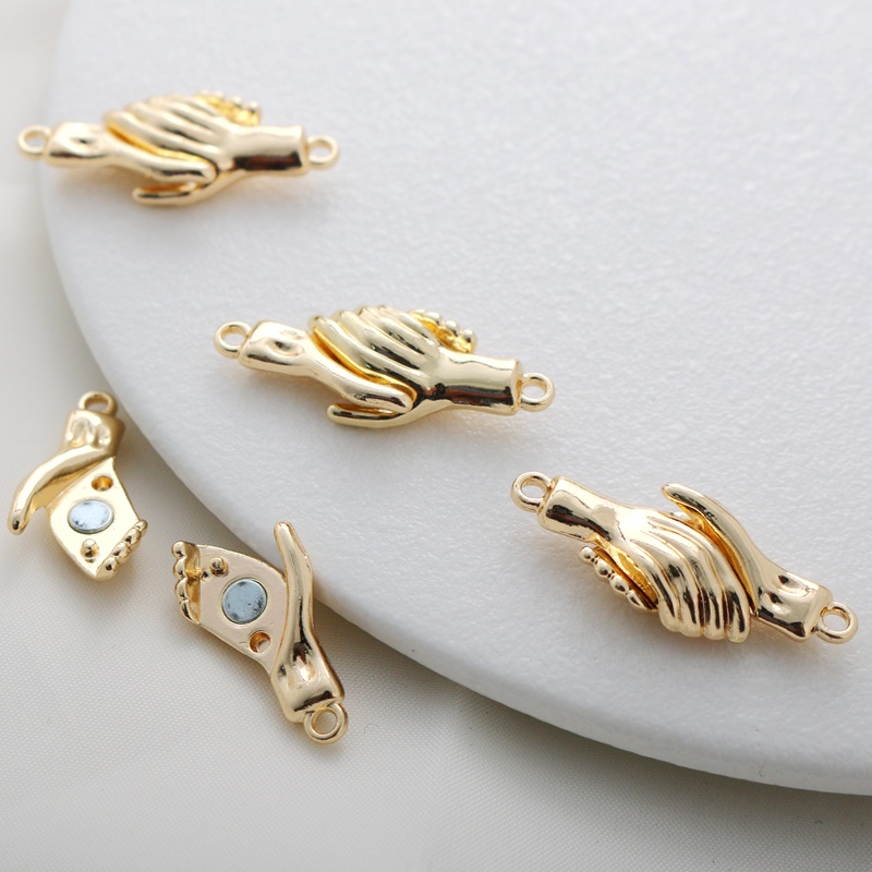 Khóa Cài Tay Nako Bằng Đồng 14k Màu Vàng Kim Khóa Hút Dùng Làm Trang Sức diy