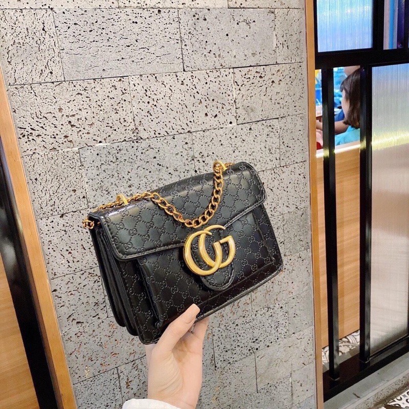 Túi sách nữ, túi đeo chéo nữ in vân chìm sang chảnh- Đậu Đậu Boutique Kẹo - Boutique | BigBuy360 - bigbuy360.vn