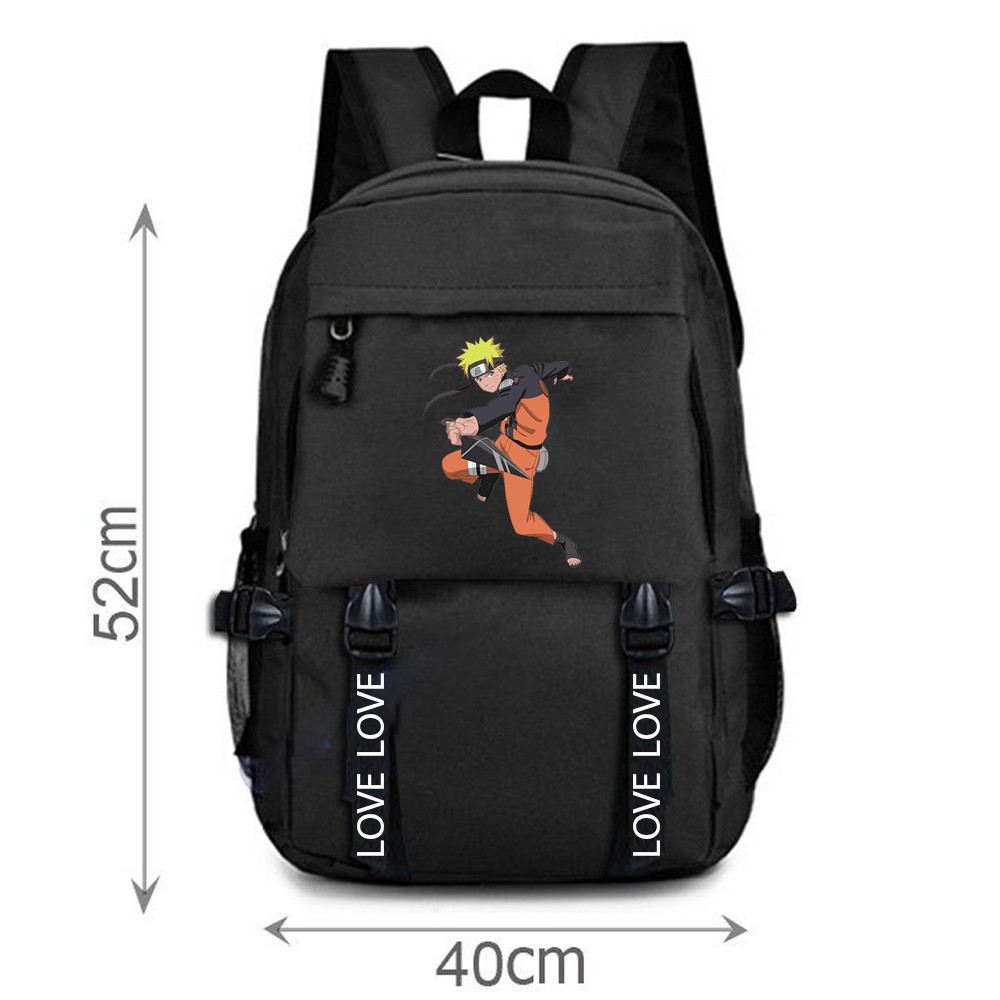 GIÁ TỐT - Balo in hình naruto cầm kunai độc đẹp giá rẻ / balo cực chất