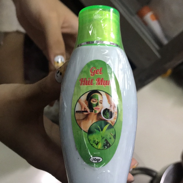 Gel hút mụn trà xanh, than hoạt tính