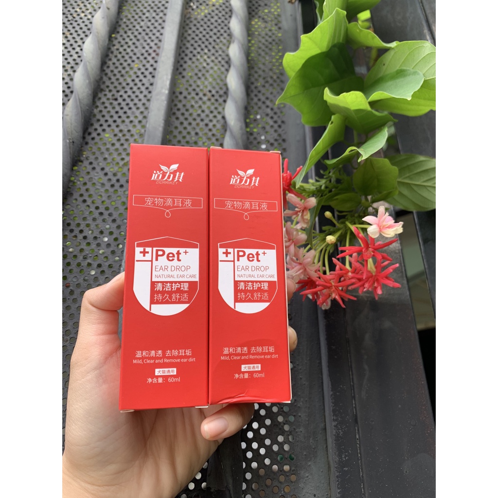 Dung Dịch Vệ Sinh Mắt và Tai Cho Chó, Mèo, Thú Cưng