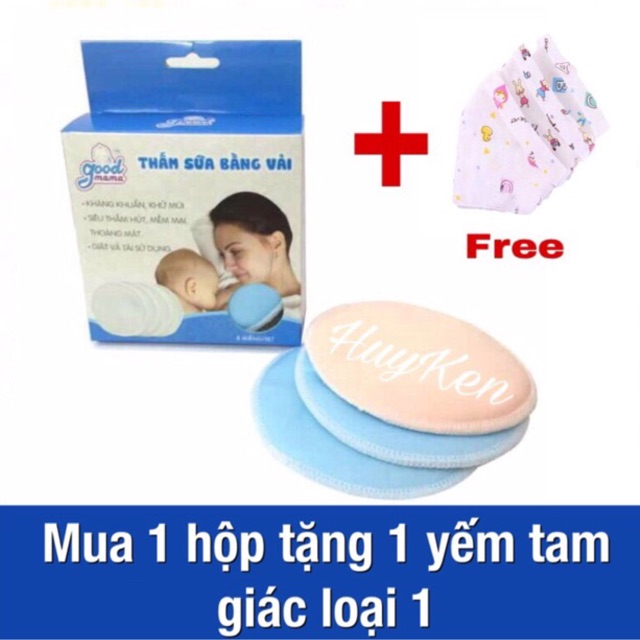 Lót thấm sữa giặt được Goodmama