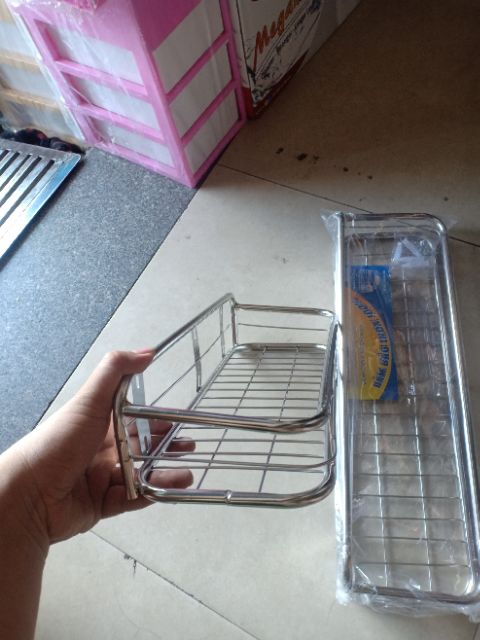 KỆ GIA VỊ INOX TREO 1 TẦNG,KT 15×40CM VÀ 15×50CM | BigBuy360 - bigbuy360.vn
