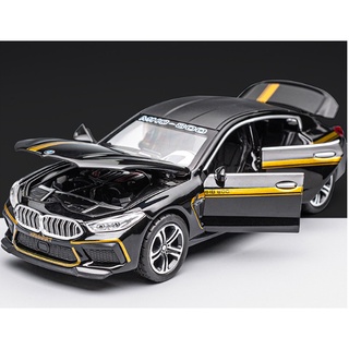 Xe mô hình tĩnh BMW M8 Competition kim loại, Đồ chơi cao cấp X_BOX tỷ lệ 1:32