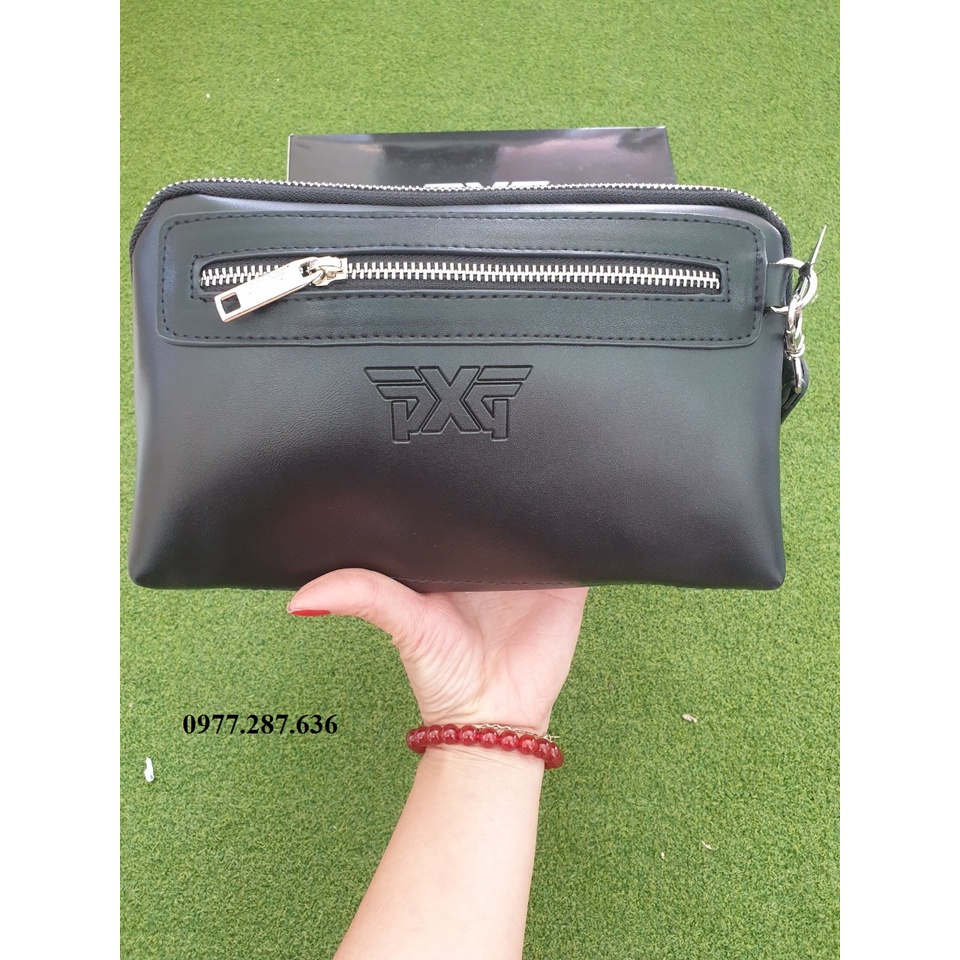 Túi golf cầm tay nam nữ clutch mini 2 ngăn PXG chống nước cao cấp đựng phụ kiện cá nhân tiện lợi CT025