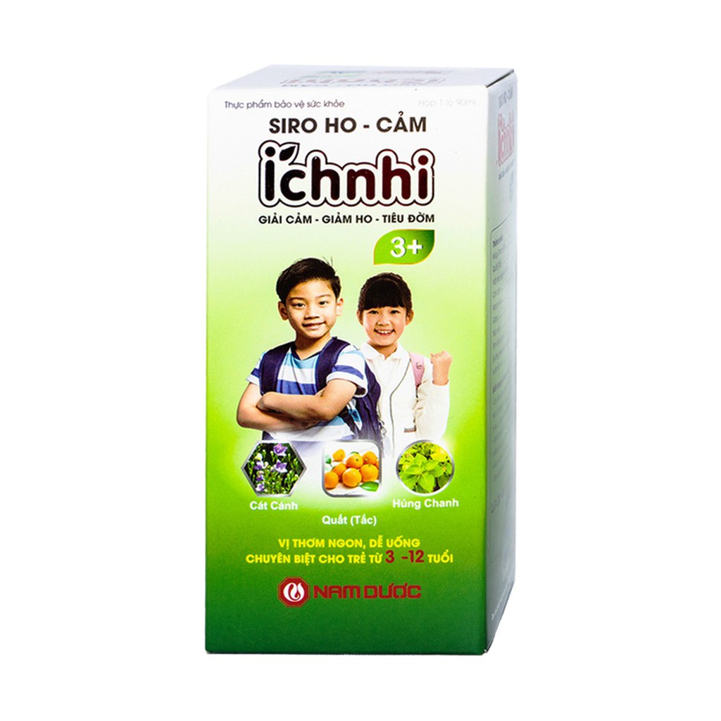 Siro Ho - Cảm Ích Nhi (3+) Giúp giải cảm, giảm ho, tiêu đờm cho trẻ từ 3 tuổi - cvspharmacy