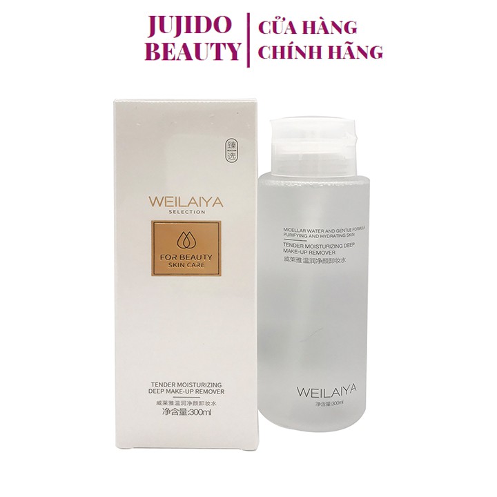 Nước Tẩy Trang Weilaiya 300ml Cấp Ẩm, Làm Sạch Sâu Mọi Lớp Trang Điểm