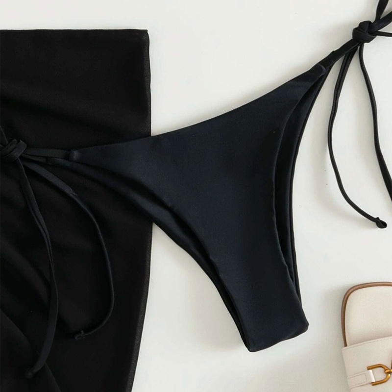 Set Bikini Đi Biển Thắt Nơ Quyến Rũ Thời Trang Cho Nữ