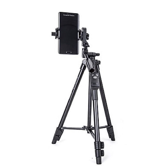 Chân máy ảnh, điện thoại Tripod 5208 cao tối đa 125cm - tặng kèm remote