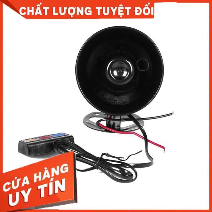 Còi Hú 3 Chế Độ Còi Báo Động Xe Ưu Tiên