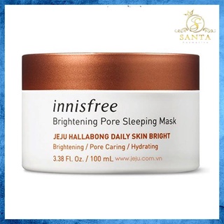 Kem dưỡng Innisfree Brightening Pore Priming Cream 50ml chứa chiết xuất vỏ quýt hallabong giúp làm sáng da hàng ngày