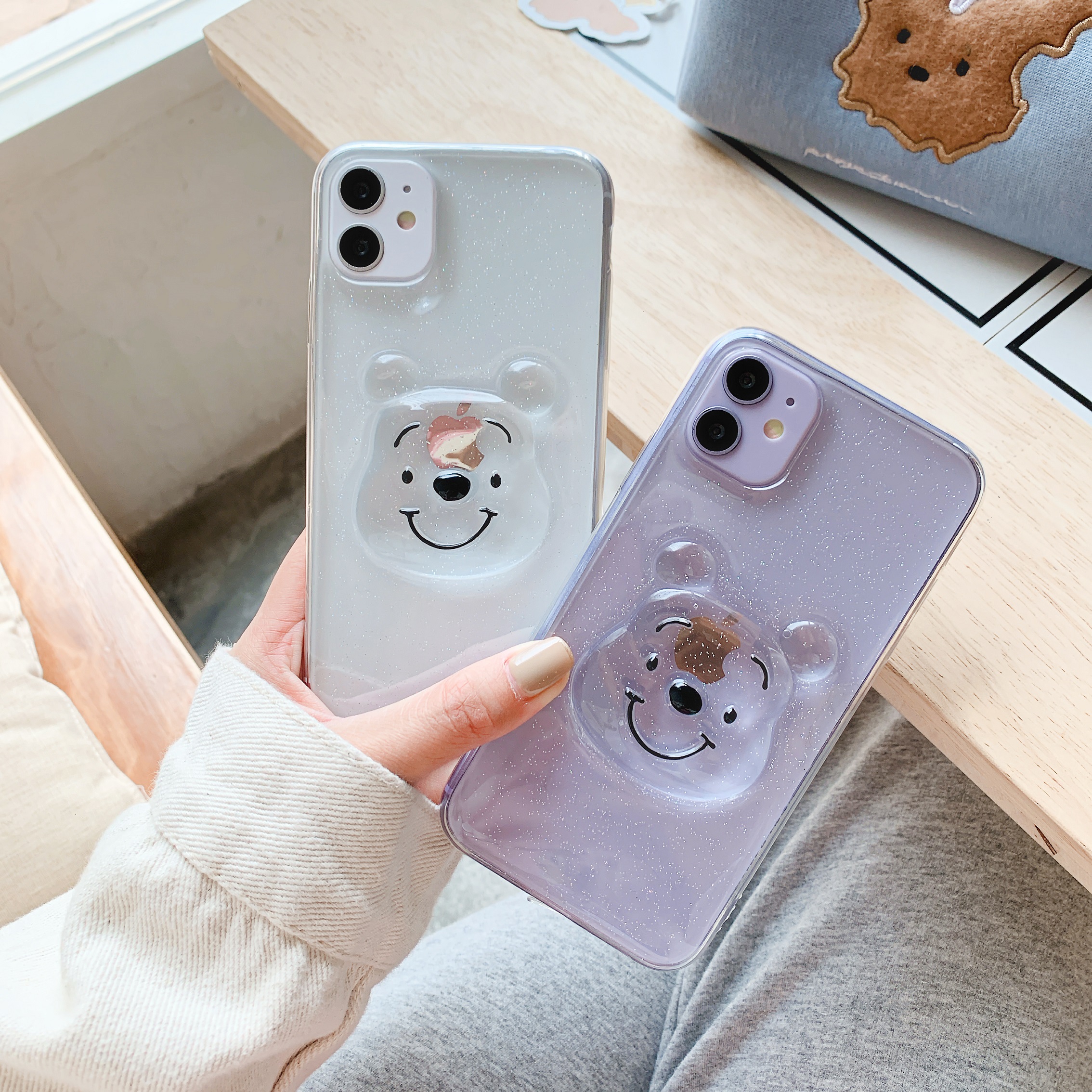 Ốp Điện Thoại Tpu Mềm Mẫu Gấu Pooh 3d Dễ Thương Cho Iphone 12 11 Pro Max 12 Mini X Xr Xs Max 6 6s 7 8 Se 2020 | BigBuy360 - bigbuy360.vn