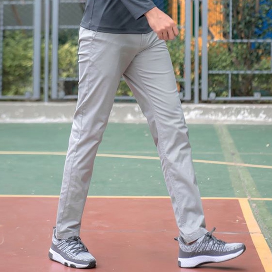 Quần Kaki Nam SLIMFIT [ MÀU BASIC ] form slimfit vải có thun co giãn thoải mái ạ - QKSD1