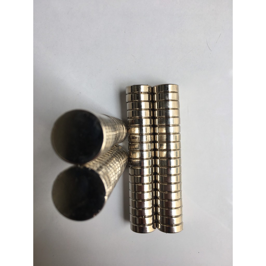 Bộ 10 Viên Nam Châm Trắng 20x5 Dùng Trong Động Cơ Đơn Giản
