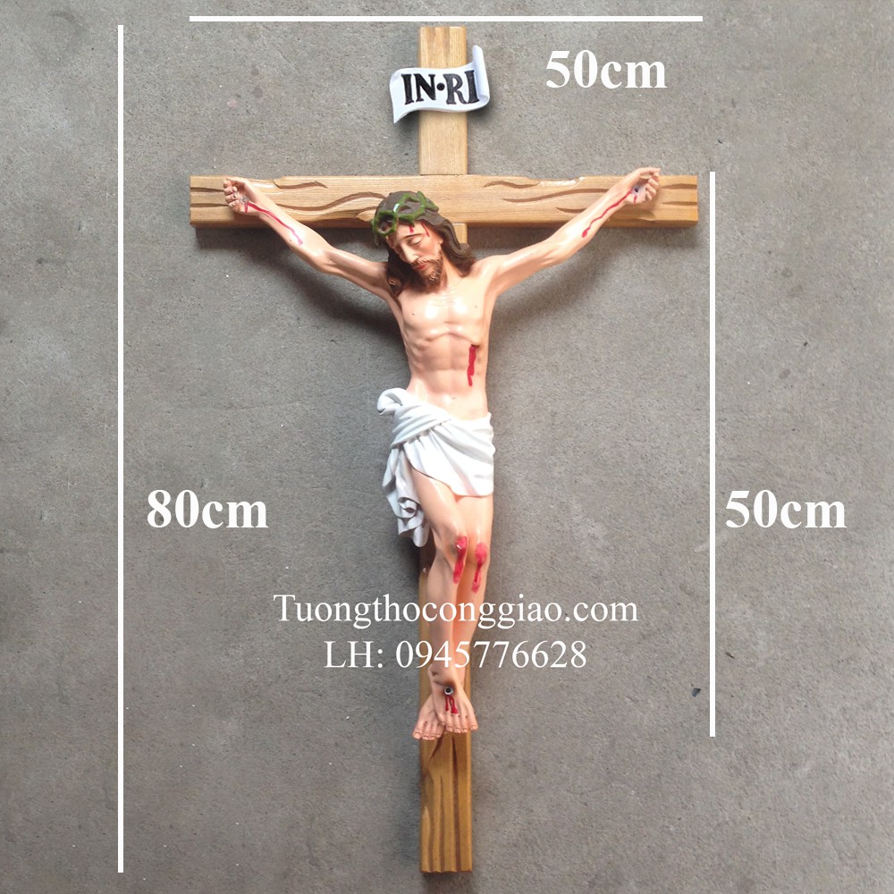Tượng Chúa Chịu Nạn 50cm  Composite