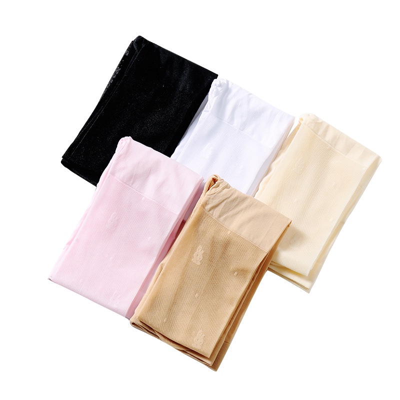 Quần Tất Lụa Siêu Mỏng Phối Ren Chống Móc Thời Trang Mùa Hè Dành Cho Bé Gái