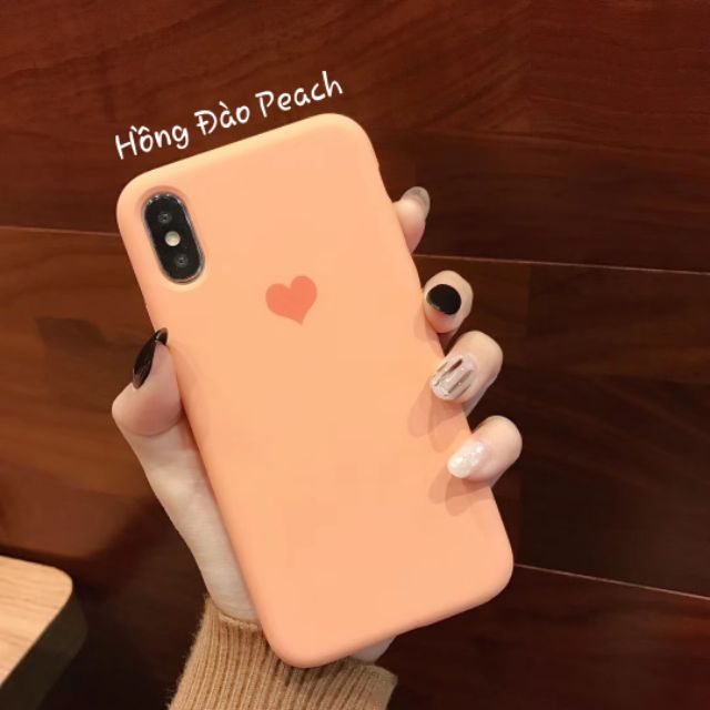 Ốp chống bẩn 7Plus,8Plus,X,XSMax logo trái tim full viền máy rẻ đẹp