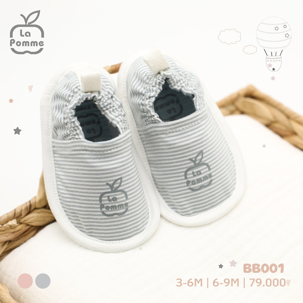 Giày vải sơ sinh La Po mme Booties