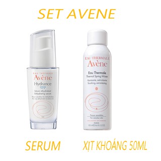 Set Serum cấp nước , trắng da Avène 30ml và xịt khoáng Avène 50ml