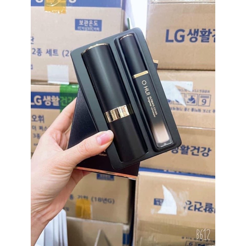 [MỚI] CÂY CHE KHUYẾT ĐIỂM THẦN THÁNH DƯỠNG TRẮNG MỜ VẾT THÂM OHUI STICK FOUNDATION SPF50/PA+++(kem nền +son) | BigBuy360 - bigbuy360.vn