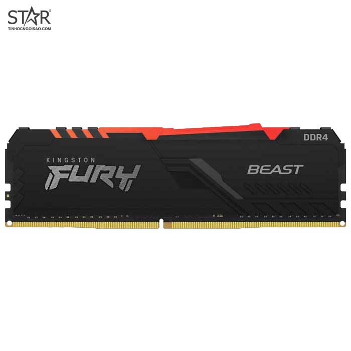 Ram DDR4 Kingston 16G/3200 HyperX Fury Beast RGB (1x 16GB) (KF432C16BB1A/16)