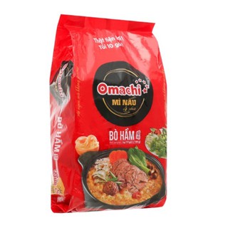 TÚI 10 GÓI MÌ NẤU 4 PHÚT OMACHI VỊ BÒ HẦM 1KG