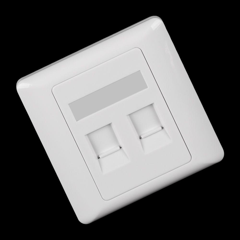 PISTA Ổ Cắm Điện Gắn Tường 1 Cổng 2 Cổng Và 4 Cổng Mạng Ethernet Cải Thiện Máy Tính