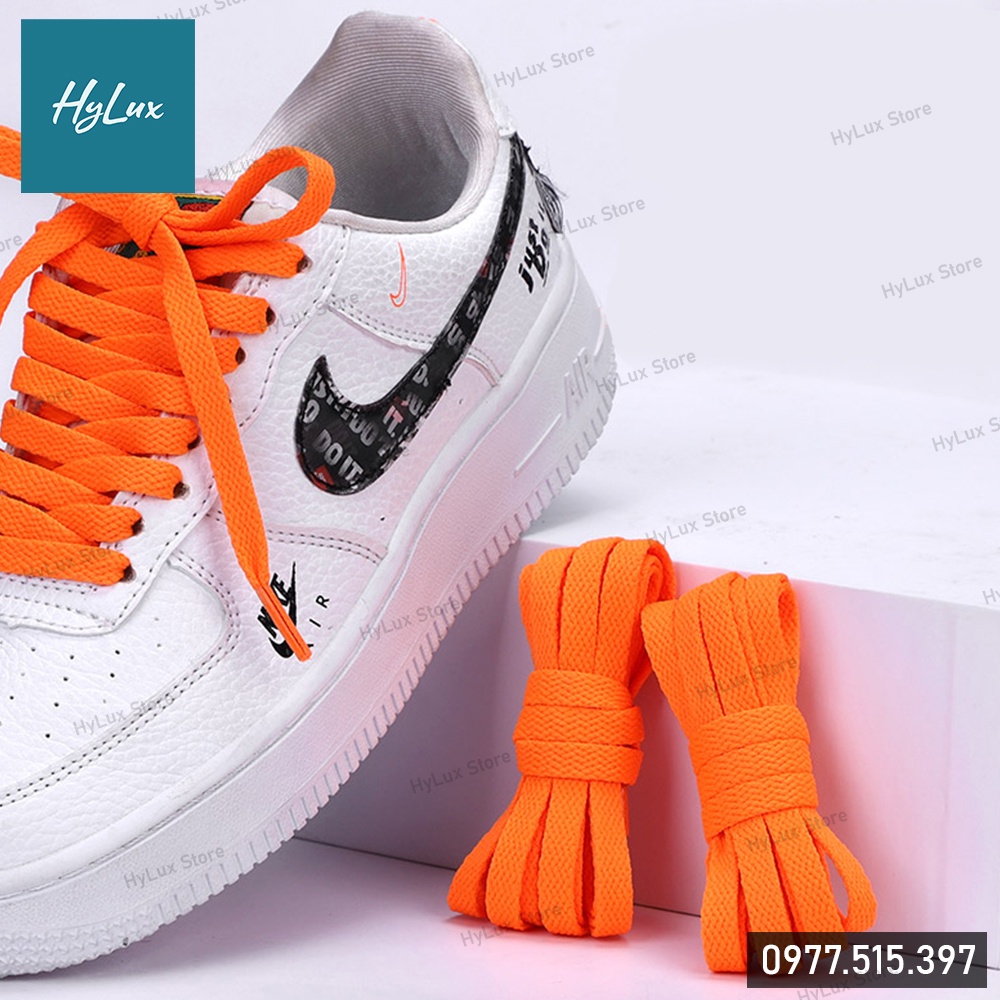 [30 màu-160cm] Dây giày dẹt Jordan 1, Air Force 1 cao cấp dài 160cm - Dây giày thể thao