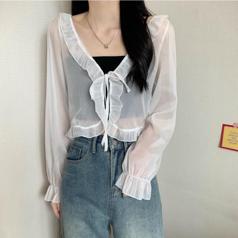 Áo Khoác Voan Mỏng Chống Nắng Thời Trang Mùa Hè Dành Cho Nữ