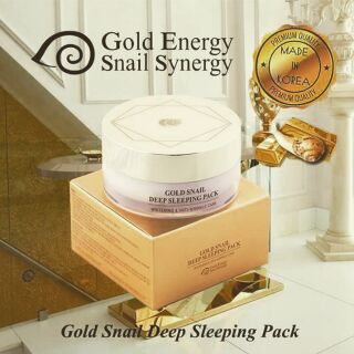 Mặt nạ ngủ ốc sên Collagen vàng 24K - Hàn Quốc