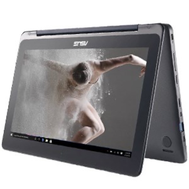 Laptop 💻 Asus Vivobook TP201SA gập lại như iPad vô cùng tiện dụng và thời trang😍 | BigBuy360 - bigbuy360.vn