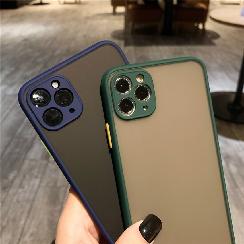 Ốp điện thoại nhám màu macaron chống sốc cho iPhone 11 Pro Max XR XS Max X XS 7 8 Plus 11Pro | BigBuy360 - bigbuy360.vn