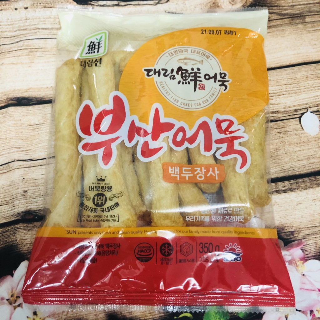 CHẢ CÁ QUE SAJO NHẬP KHẨU HÀN QUỐC GÓI 600G