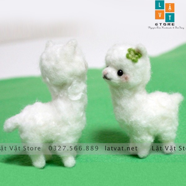 Bộ len chọc Lạc Đà Đơn Giản Siêu Dễ và Rẻ với LEN XOĂN siêu xịn và đẹp- Mipan  - Needle felting mipan