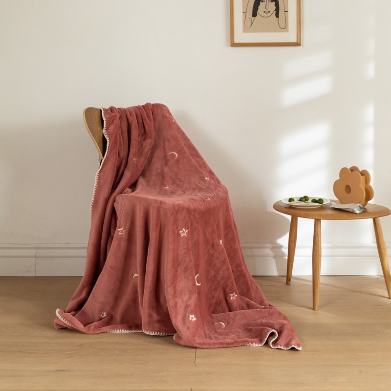 Chăn Tuyết Nhung San Hô cap cấp tiện lợi- Chăn sofa, dã ngoại, văn phòng Size 1m5 x 2m