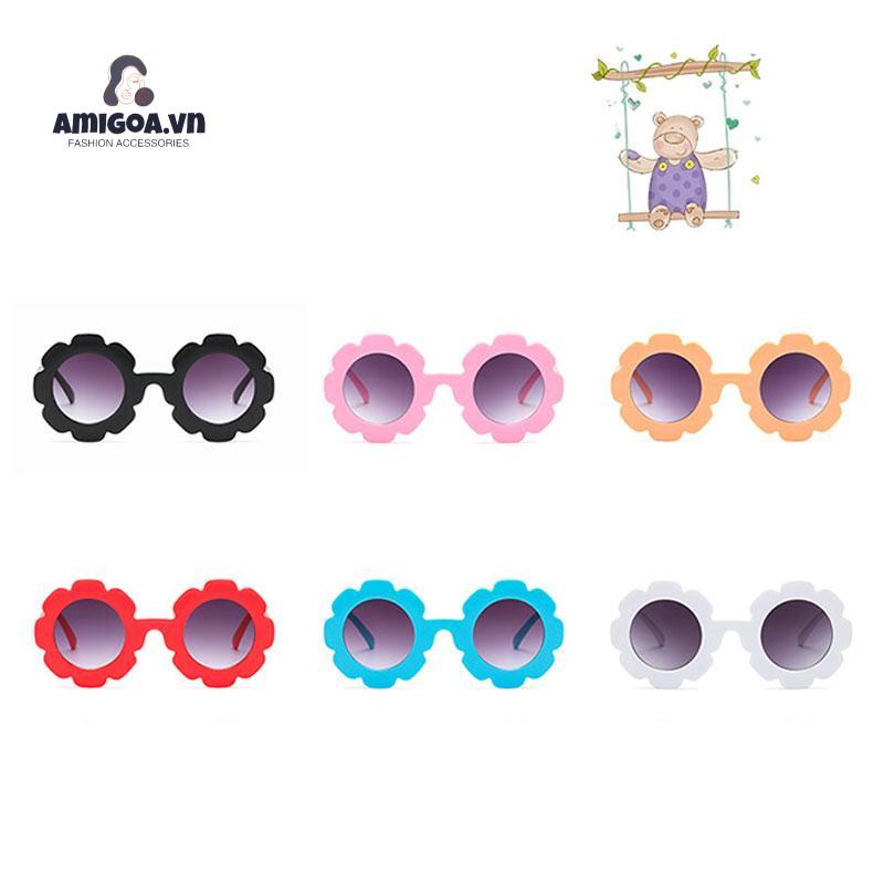 Mắt Kính Hình Hoa Hướng Dương Thời Trang Cho Bé
