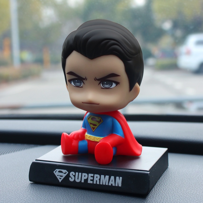 Phụ Kiện Trang Trí Xe Hơi Kèm Giá Đỡ Điện Thoại Batman Superman Trang Trí Taplo Ô Tô, Bàn Làm Việc, Bàn Học Dễ Thương | BigBuy360 - bigbuy360.vn