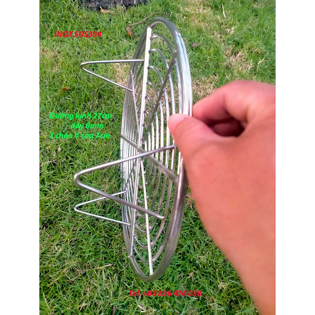 Vỉ nướng bếp từ, bếp điện từ, bếp điện hồng ngoại bằng inox 304 cao cấp, không ăn mòn, không gỉ sét, bảo hành trọn đời