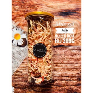 Mực sợi hấp nước dừa 300g hủ pet cao cấp - chang’s food