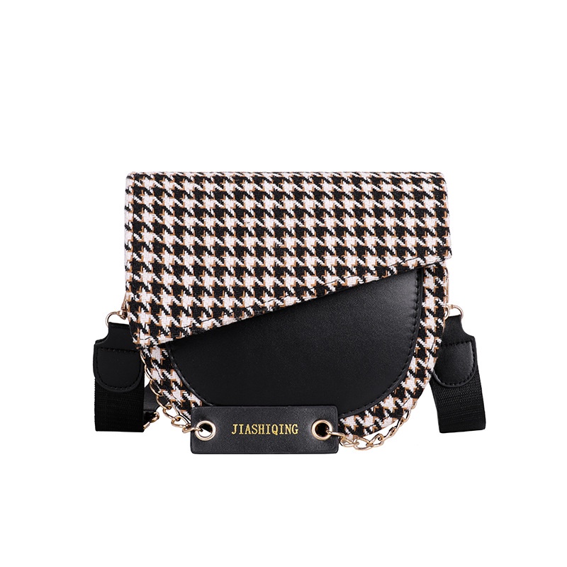 Túi Đeo Chéo Vai Họa Tiết Sọc Caro Thời Trang Thu Đông Năm 2021