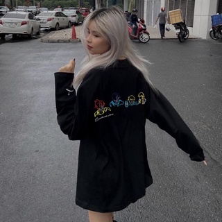 Áo thun tay dài Sadboizvibes in 2 mặt ulzzang form rộng oversize 2 màu đen trắng