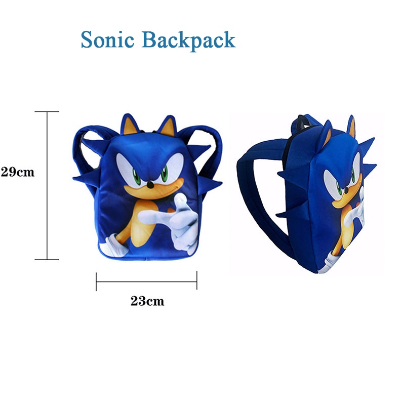 Bộ trang phục hóa trang nhân vật Sonic/ Balo dành cho trẻ em nhiều màu tùy chọn