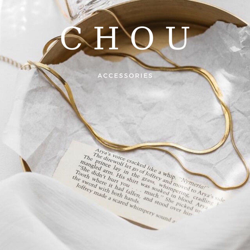 Dây Chuyền 2 Lớp Hàn Quốc | CHOU ACCESSORIES |