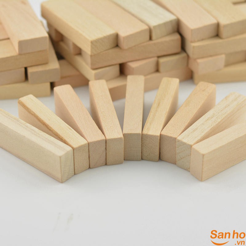 Thanh gỗ Domino xếp hình sáng tạo bán theo cân